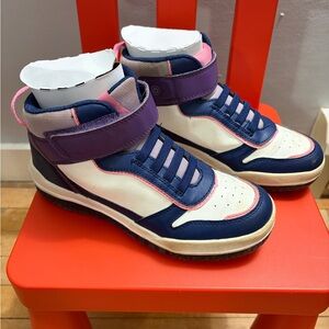 Geox Light Up High-Top Sneakers